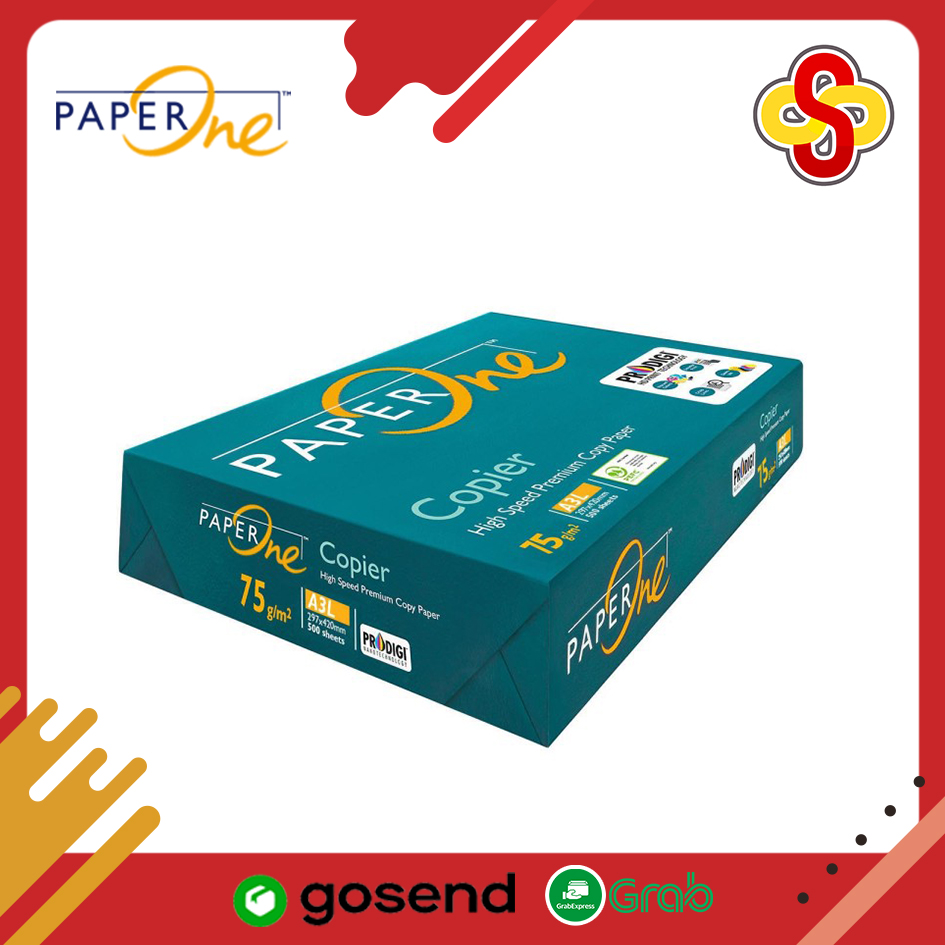 Kertas HVS / Print / Fotocopy Paper One A3 75 gr 1 Rim Isi 500 Lembar - Image 2